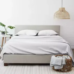 Clearance Kirklands Home Chambray 4-pc. Full Bed Sheet Set White