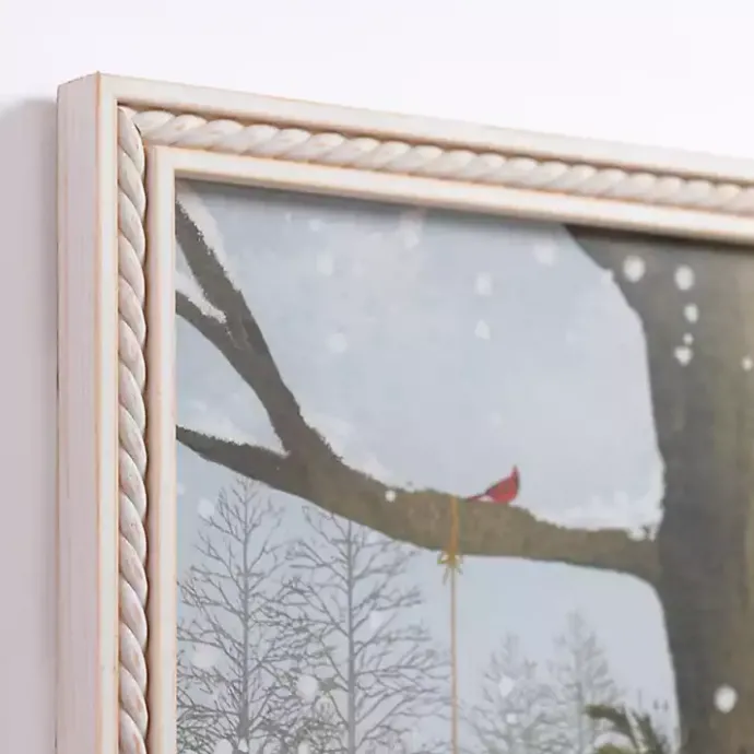 Sale Kirklands Home White Christmas Farmhouse Framed Art Print