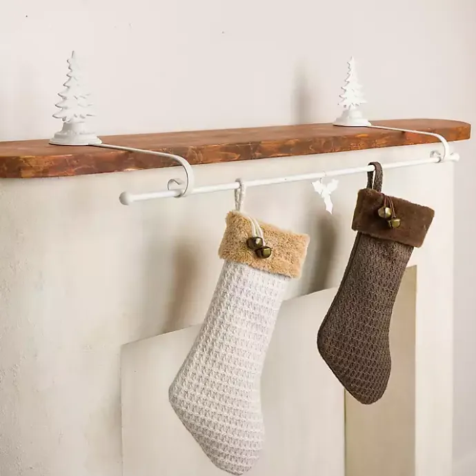Best Kirklands Home Christmas Tree Rod Stocking Holder White