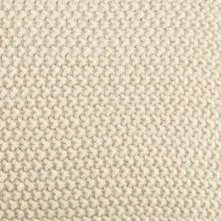 Clearance Kirklands Home Chunky Knit Square Pillow Cover White