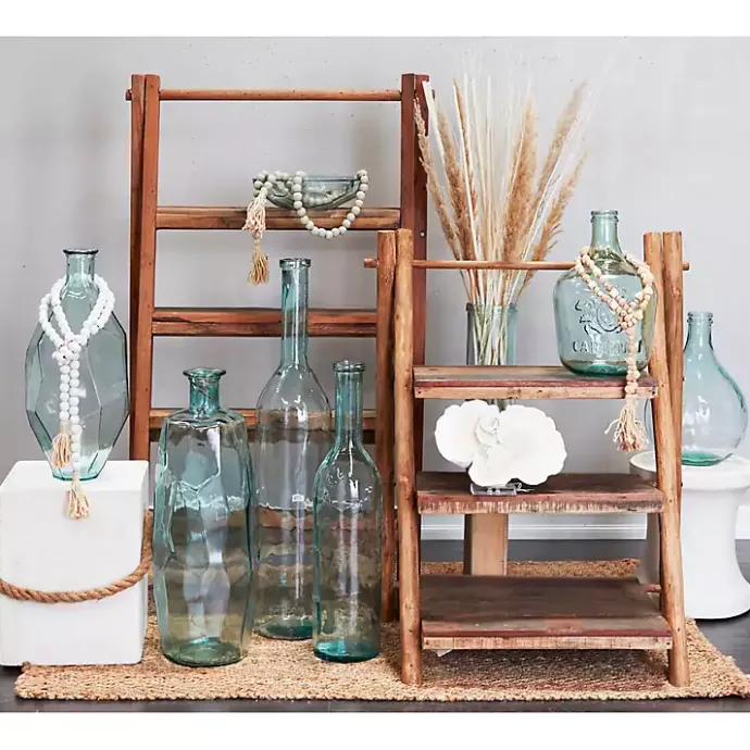 Outlet Kirklands Home Clay Hourglass Accent Table White