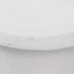 Outlet Kirklands Home Clay Hourglass Accent Table White