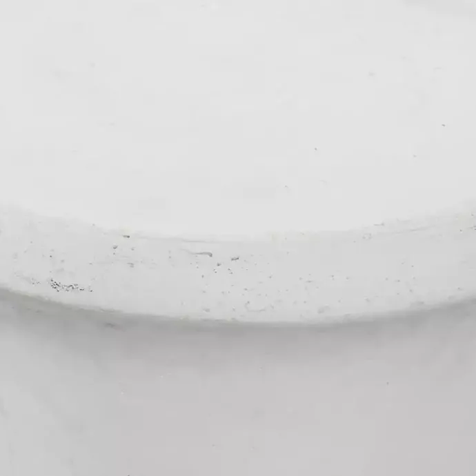 Outlet Kirklands Home Clay Hourglass Accent Table White