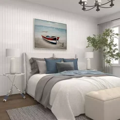 Clearance Kirklands Home White Coastal Ship Accent Table