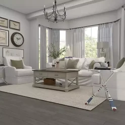 Clearance Kirklands Home White Coastal Ship Accent Table