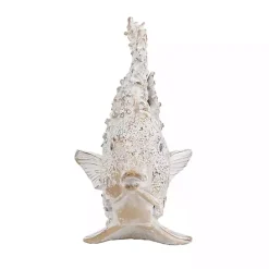 Outlet Kirklands Home Coral Angelfish Figurine White