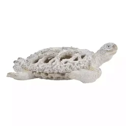 Kirklands Home Coral Reef Sea Turtle Figurine White