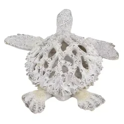 Kirklands Home Coral Reef Sea Turtle Figurine White