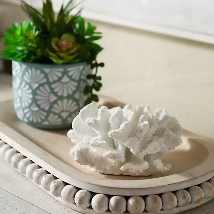 Outlet Kirklands Home Coral Statue, 6 in. White