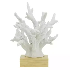 Discount Kirklands Home Coral Statue on Base, 12 in. White