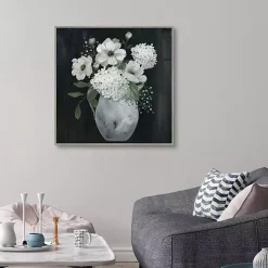 Sale Kirklands Home White Country Collection Framed Canvas Art Print