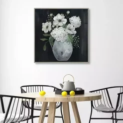 Sale Kirklands Home White Country Collection Framed Canvas Art Print