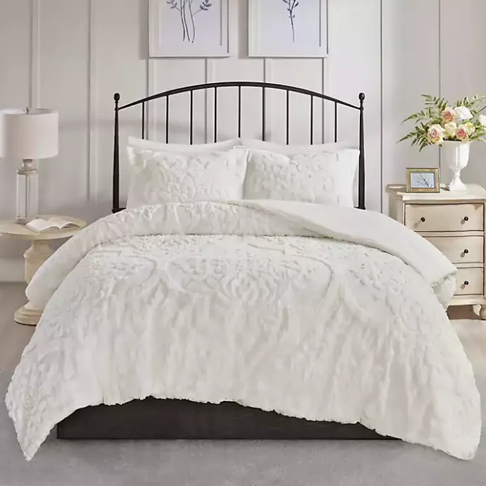 Discount Kirklands Home Damask Full/Queen 3-pc. Comforter Set White