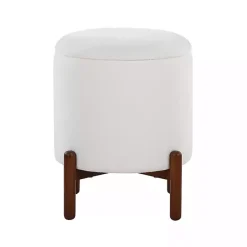 Outlet Kirklands Home Daniella Storage Ottoman White