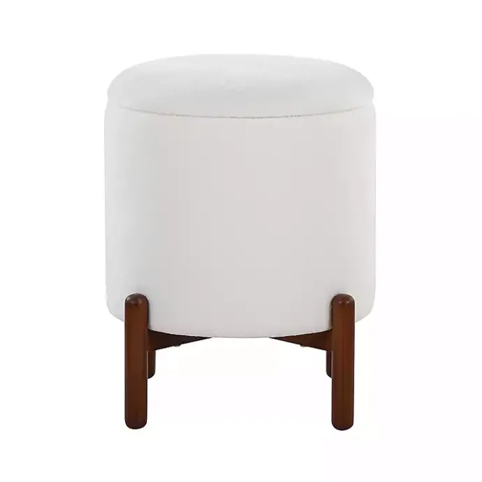 Outlet Kirklands Home Daniella Storage Ottoman White