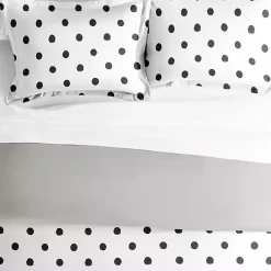Discount Kirklands Home White Dotted Reversible 2-pc. Twin Duvet Cover Set