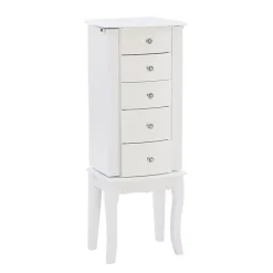 Discount Kirklands Home 5-Drawer Jasmine Petite Jewelry Armoire White