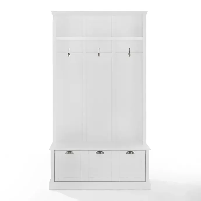 Sale Kirklands Home White Ellison Hall Tree with Storage Bench