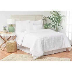 Clearance Kirklands Home Eyelash 5-pc. King Comforter Set White