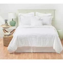 Clearance Kirklands Home Eyelash 5-pc. King Comforter Set White