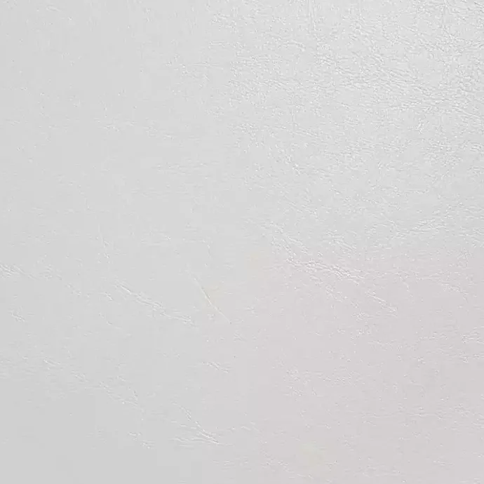 Discount Kirklands Home Faux Leather Eliza Round Storage Ottoman White