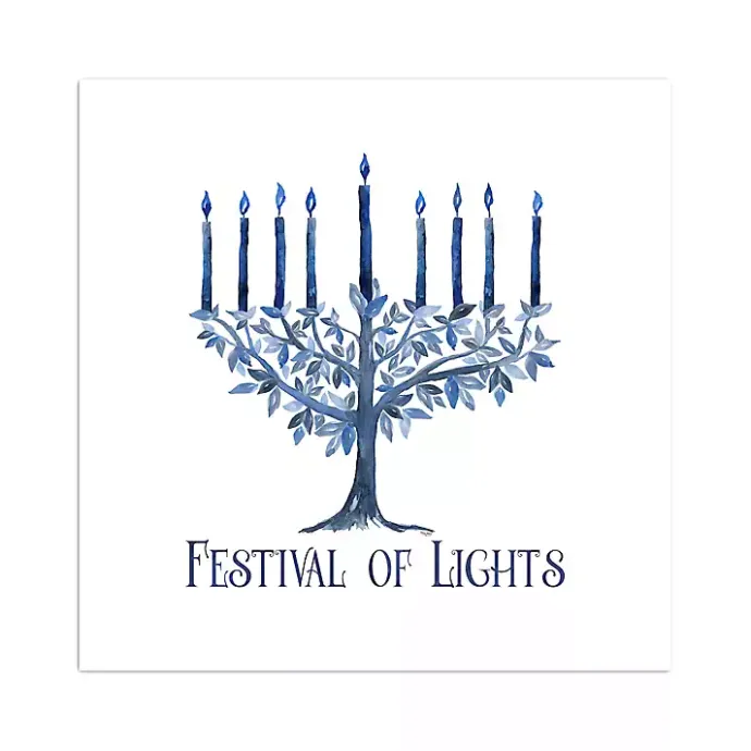 Discount Kirklands Home White Festival of Lights Canvas Art Print