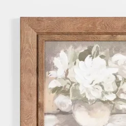 Sale Kirklands Home Floral in Vase Framed Art Print White