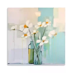 Best Kirklands Home White Flowers on the Window Canvas Art Print