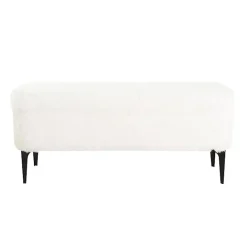 Discount Kirklands Home Fur Storage Bench White