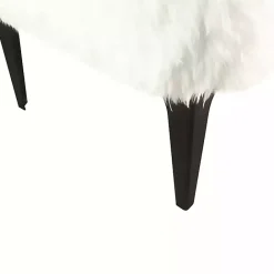 Discount Kirklands Home Fur Storage Bench White