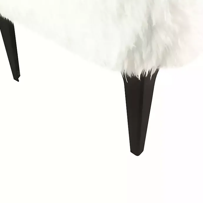 Discount Kirklands Home Fur Storage Bench White