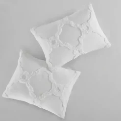 Sale Kirklands Home Geometric California King 3-pc Comforter Set White