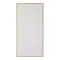 Outlet Kirklands Home Geometric Dimensional Canvas Art Print White