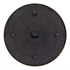 Discount Kirklands Home Glass Frame Gold Accent Wall Clock White