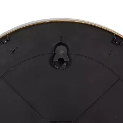 Discount Kirklands Home Glass Frame Gold Accent Wall Clock White