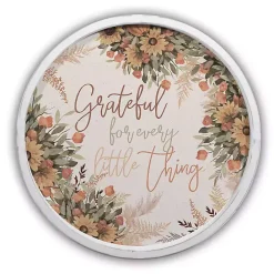 Sale Kirklands Home Grateful for Every Little Thing Wall Plaque White