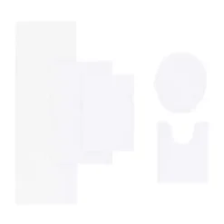 Outlet Kirklands Home High Pile Marshmallow Bath Mat, 40 in. White