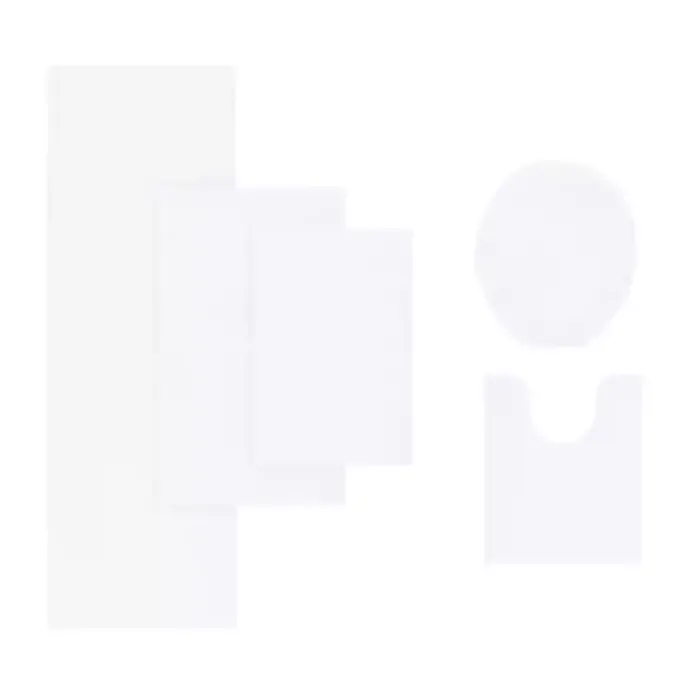 Outlet Kirklands Home High Pile Marshmallow Bath Mat, 40 in. White