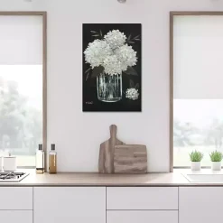 Sale Kirklands Home White Hydrangeas Canvas Art Print