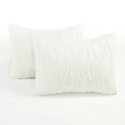 Clearance Kirklands Home Jacquard Wave 3-pc. King Comforter Set White