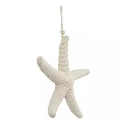 Outlet Kirklands Home Jute Starfish Wall Plaque White