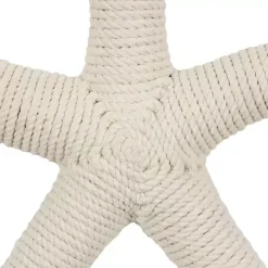 Outlet Kirklands Home Jute Starfish Wall Plaque White