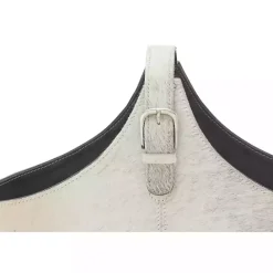 Discount Kirklands Home Leather Textured Magazine Rack White