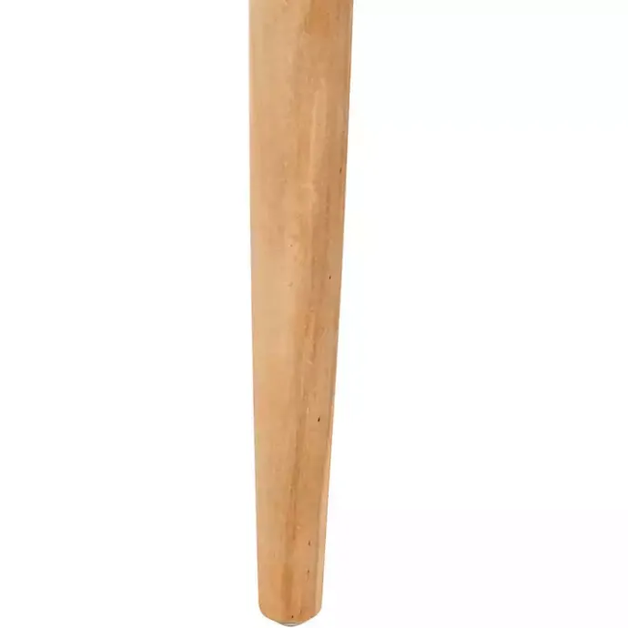 Kirklands Home Leather Woven Accent Chair White