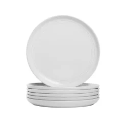 Discount Kirklands Home Linear Salad Plates, Set of 6 White