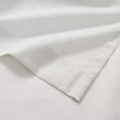 Best Kirklands Home Linen Blend Curtain Panel Set, 84 in. White