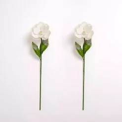 Sale Kirklands Home Magnolia Christmas Stems, Set of 2 White