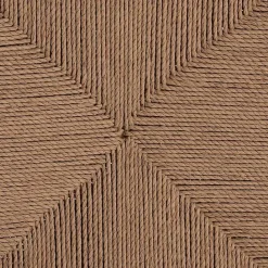 Clearance Kirklands Home White Mahogany Woven Talli Dining Chair Tan