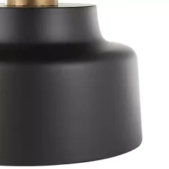 Hot Kirklands Home Marble & Black Metal Pedestal Coffee Table White