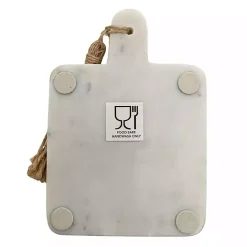 Discount Kirklands Home Marble and Jute Spoon Rest White